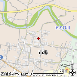 和歌山県有田郡有田川町市場235周辺の地図