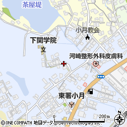 西日本和裁学院周辺の地図
