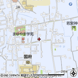 徳島県徳島市国府町中16周辺の地図
