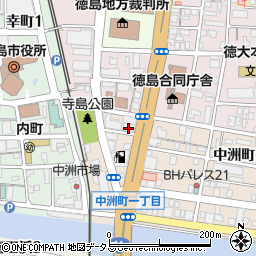 徳島県薬剤師会検査センター周辺の地図