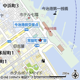 愛媛県今治市常盤町1丁目2-12周辺の地図