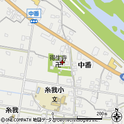 得生寺周辺の地図
