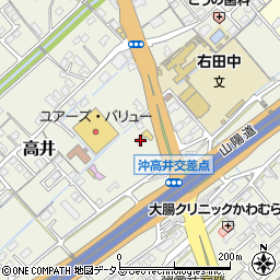 山口県防府市高井290周辺の地図