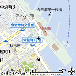 愛媛県今治市常盤町1丁目2-3周辺の地図