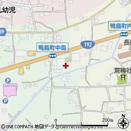 鴨島陸運有限会社周辺の地図