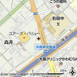 山口県防府市高井289周辺の地図