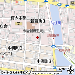 岸永洋服店周辺の地図
