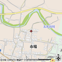 和歌山県有田郡有田川町市場231周辺の地図