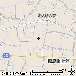 徳島県吉野川市鴨島町上浦760周辺の地図