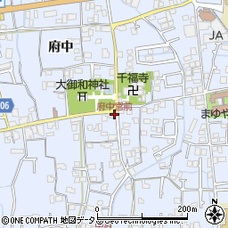 府中宮前周辺の地図