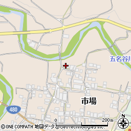 和歌山県有田郡有田川町市場245周辺の地図