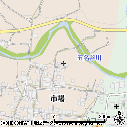 和歌山県有田郡有田川町市場202周辺の地図