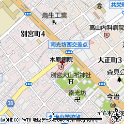 木原病院周辺の地図