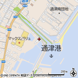 通津漁協周辺の地図