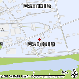 徳島県阿波市阿波町南川原周辺の地図