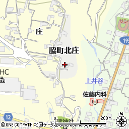 徳島県美馬市脇町大字北庄1367周辺の地図