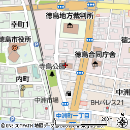 徳島市役所消防局　通信指令課周辺の地図