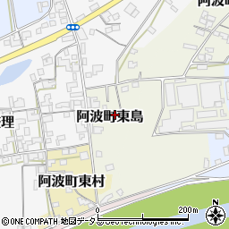 徳島県阿波市阿波町東島106周辺の地図