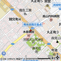 元町入口周辺の地図