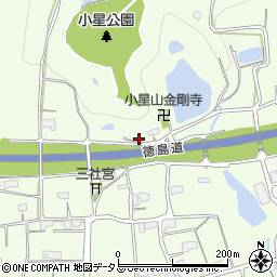 徳島県美馬市脇町小星46周辺の地図