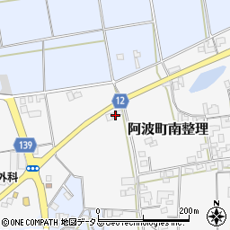 徳島県阿波市阿波町南整理212周辺の地図