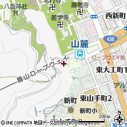 徳島県徳島市眉山町天神山周辺の地図