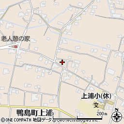 徳島県吉野川市鴨島町上浦473-2周辺の地図