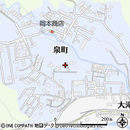 三重県尾鷲市泉町周辺の地図