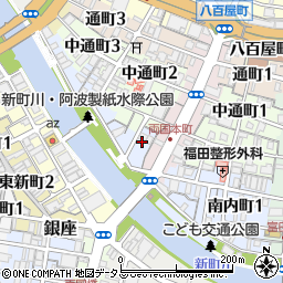 徳島県徳島市南内町2丁目10周辺の地図