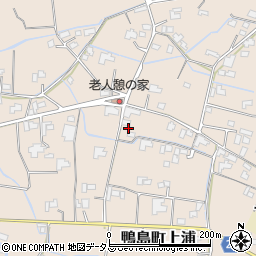 徳島県吉野川市鴨島町上浦801周辺の地図