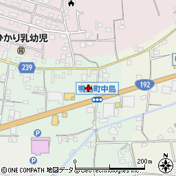 ダイソー徳島鴨島店周辺の地図