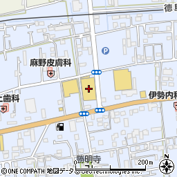 ダイソーキョーエイ石井店周辺の地図