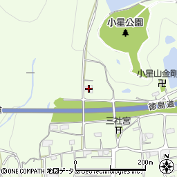 徳島県美馬市脇町小星889周辺の地図
