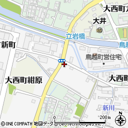 ＥＮＥＯＳ大西新町ＳＳ周辺の地図
