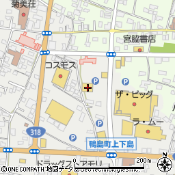 徳島県吉野川市鴨島町上下島108周辺の地図