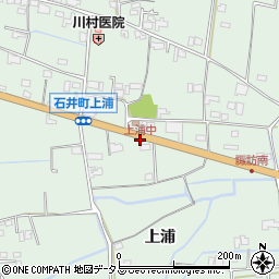 上浦中周辺の地図