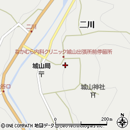 和歌山県有田郡有田川町二川381周辺の地図