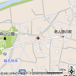 徳島県吉野川市鴨島町上浦611-1周辺の地図