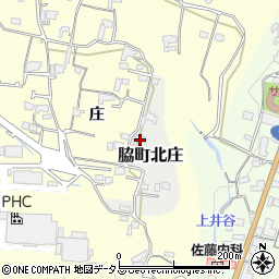 徳島県美馬市脇町大字北庄1361-2周辺の地図