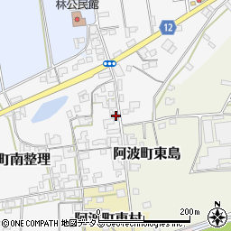 徳島県阿波市阿波町南整理394周辺の地図