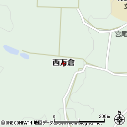 山口県宇部市西万倉周辺の地図