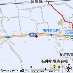 徳島衛生社石井出張所周辺の地図