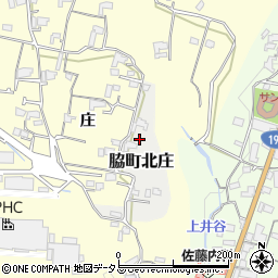 徳島県美馬市脇町大字北庄1358周辺の地図