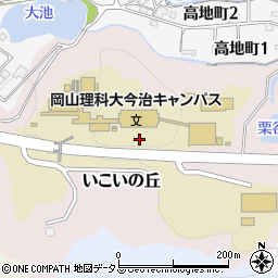 愛媛県今治市いこいの丘周辺の地図