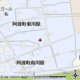 徳島県阿波市阿波町東川原64-5周辺の地図