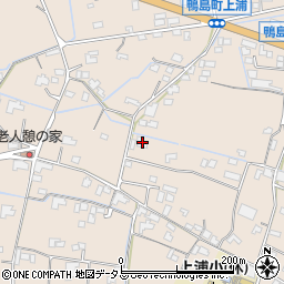 徳島県吉野川市鴨島町上浦496周辺の地図