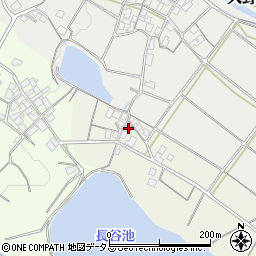 香川県観音寺市大野原町萩原21周辺の地図