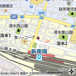西京銀行富田支店周辺の地図