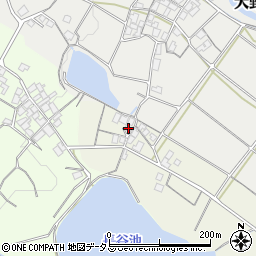 香川県観音寺市大野原町萩原8周辺の地図
