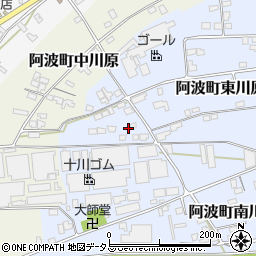 徳島県阿波市阿波町東川原42周辺の地図